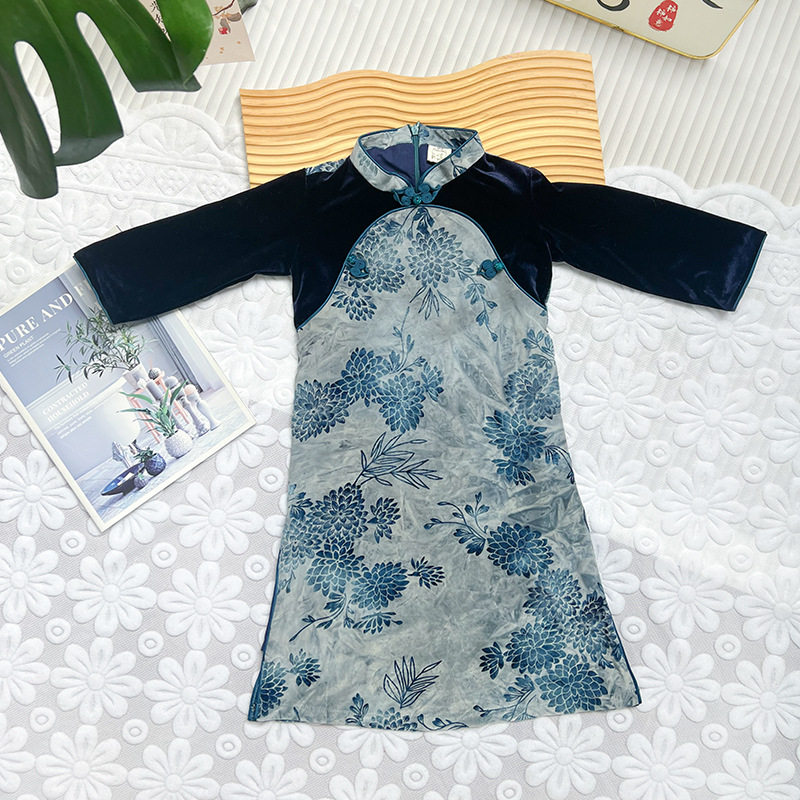 2026新款秋季女童旗袍汉服民旗袍