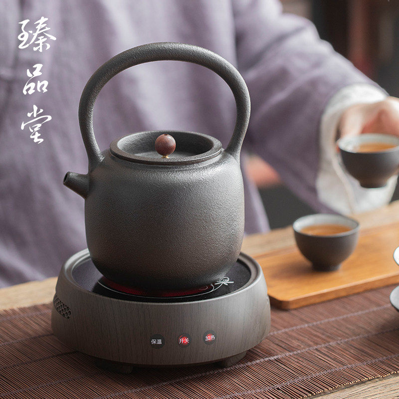 臻品堂 陶瓷茶壶煮茶套装家用功夫茶具煮茶壶大容量烧水壶电陶炉