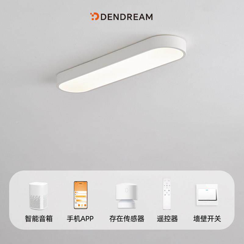 储物间长方DJ-XDD-0形一字智能走道灯户入玄走关廊阳全台光谱长条