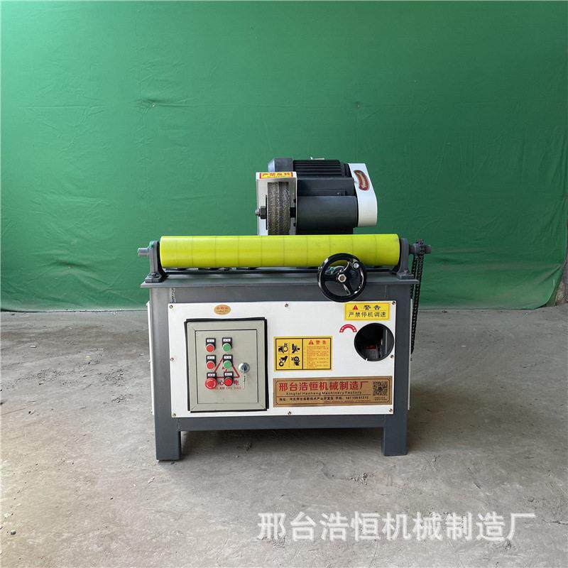 台式外圆抛光机小型无心磨床圆管打磨多工位不锈钢抛光拉丝机浩恒