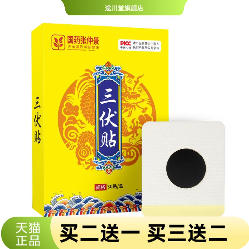国药张仲景三伏贴夏季生姜艾灸贴