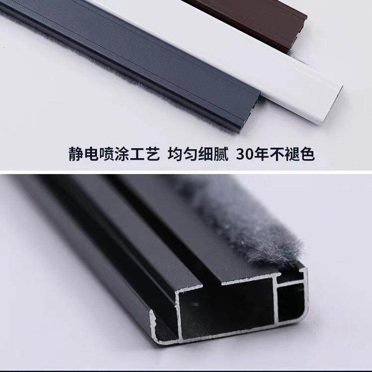 免打孔内开窗专用纱窗出租房窗纱网网纱防蚊装网铝合金自纱窗