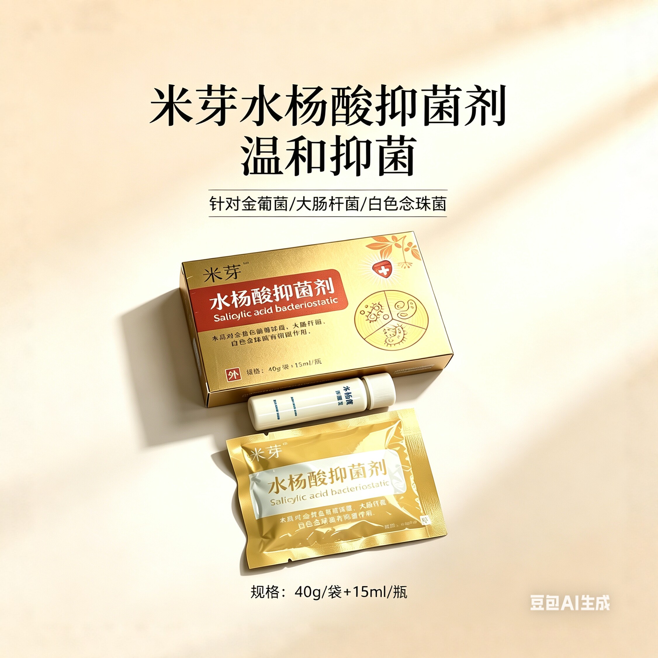 本草水杨酸泡脚剂 对金黄葡萄球菌大肠杆菌 白色念珠菌有抑菌作用