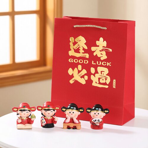 中式小状元树脂摆件逢考必过