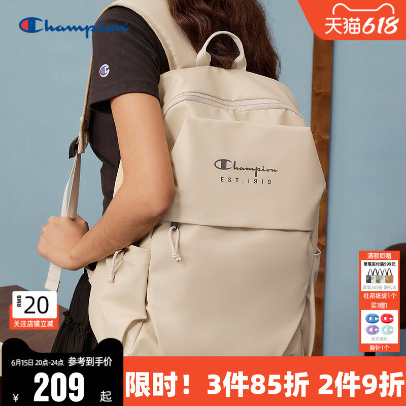 Champion冠军双肩包26新款大容量背包通勤极简电脑包男女同款夏季