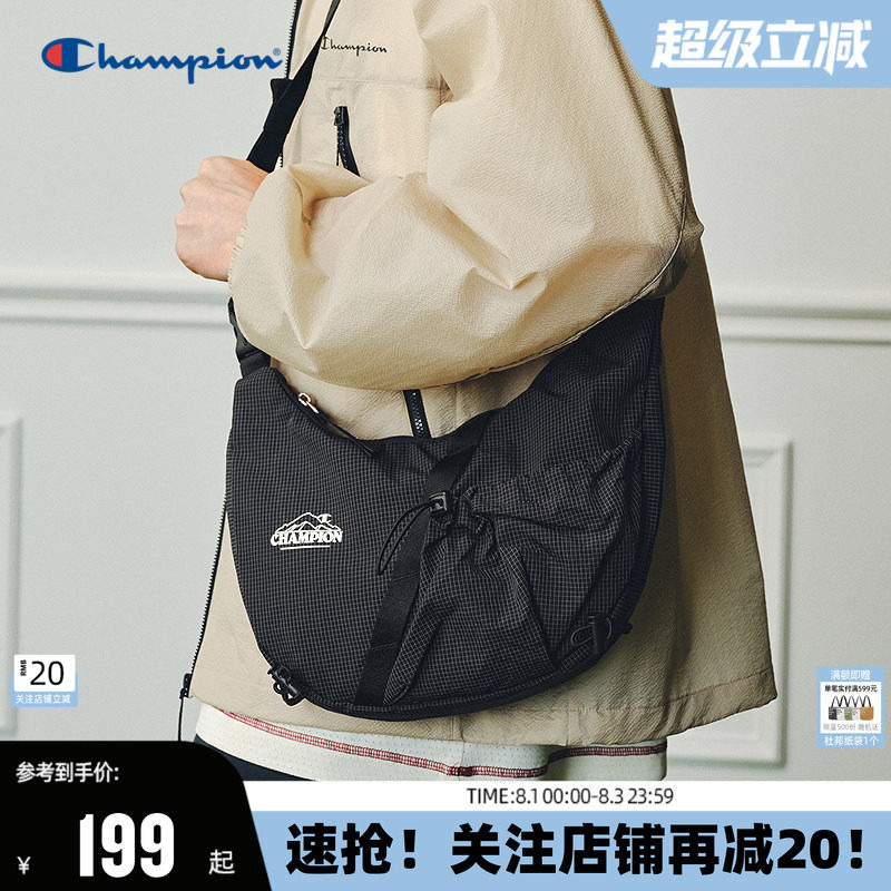 Champion单肩包短途旅行登山包
