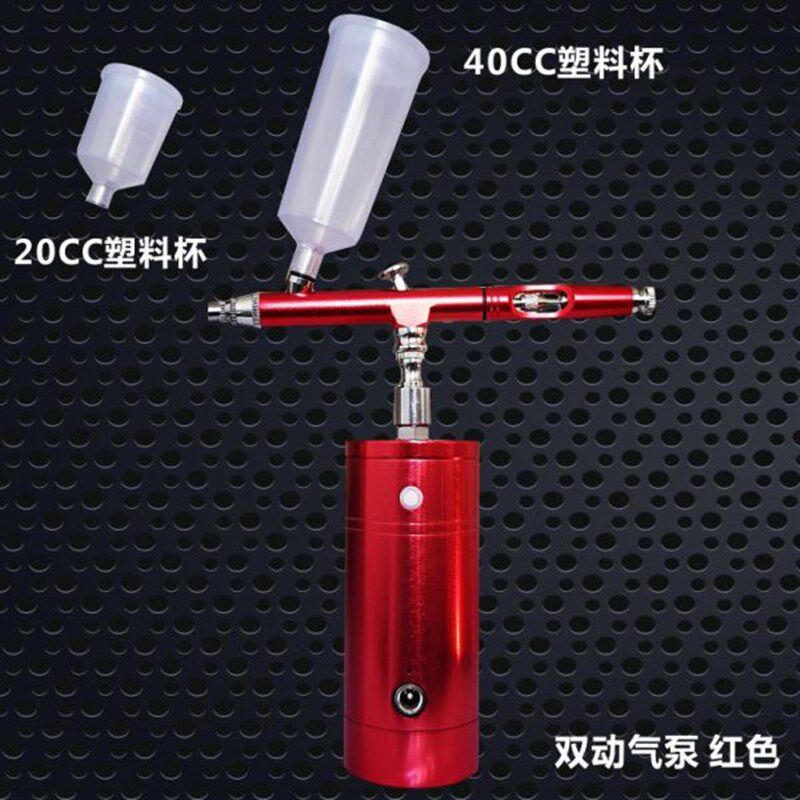 喷绘纹身机喷笔便携式充电气泵高包装胶垫
