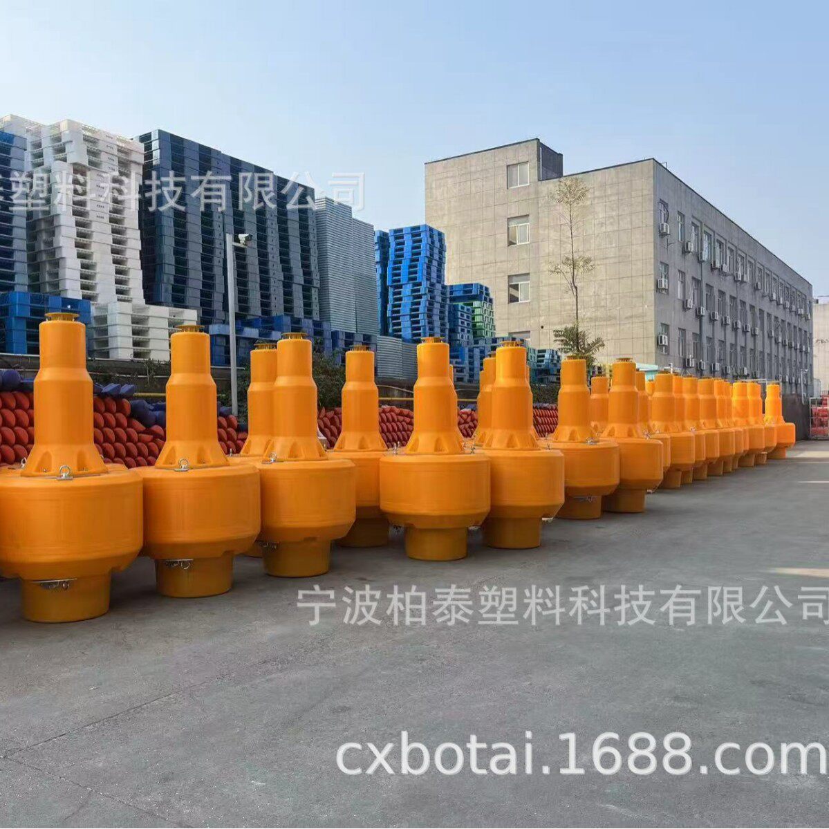 内河拦船航标 水上临时施工警示航标 塑料航标  塑料航标加工
