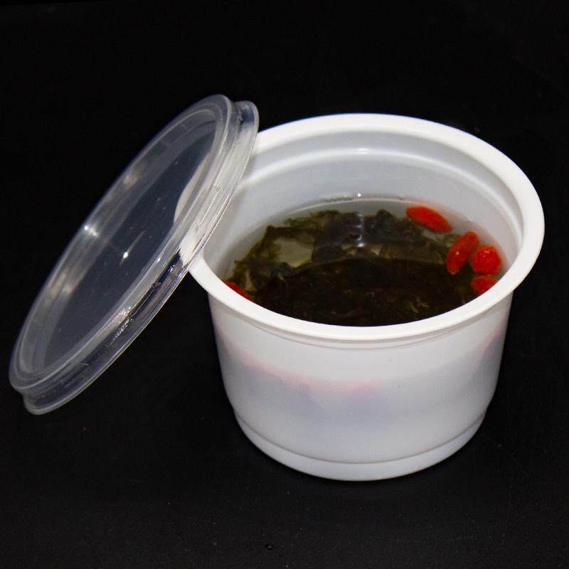 一次性汤碗食品级外卖打包汤餐盒圆形汤桶汤杯稀饭商用带粥碗盖盒