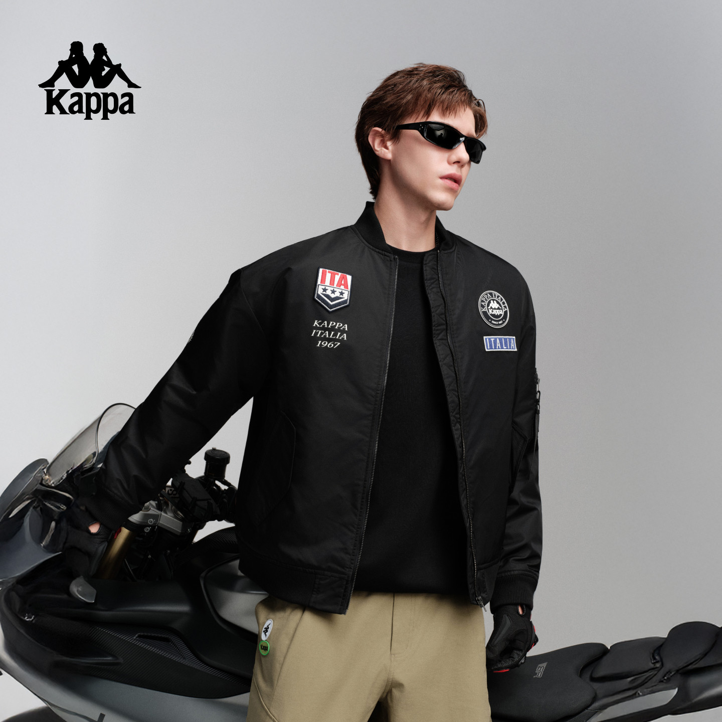 Kappa卡帕背靠背男女款运动外套2026冬季新款休闲宽松棒球服棉服