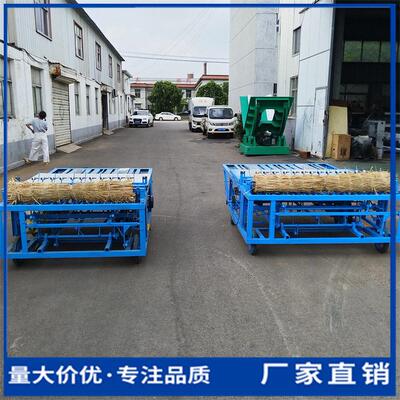 宽窄幅宽调节芦苇草帘机 冬季保温草苫子机自动锁边电动草席机