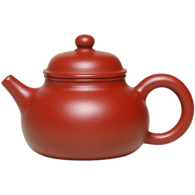 宜兴紫砂壶功夫茶具家用泡茶具原矿纯手工中式大红袍朱泥茶壶容天
