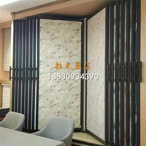 壁纸翻页展示架墙布展板墙纸铝扣板墙布扇叶样品扇形展架门板板材