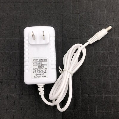 白色电源适配器3V5V6V9V12V15V1A1.5A2A光猫路由器音箱监控适配器