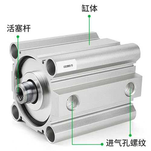 CQ2B小型气动薄型气缸CDQ2B12/16/20/25/32/40/50/63/80X100X10D*