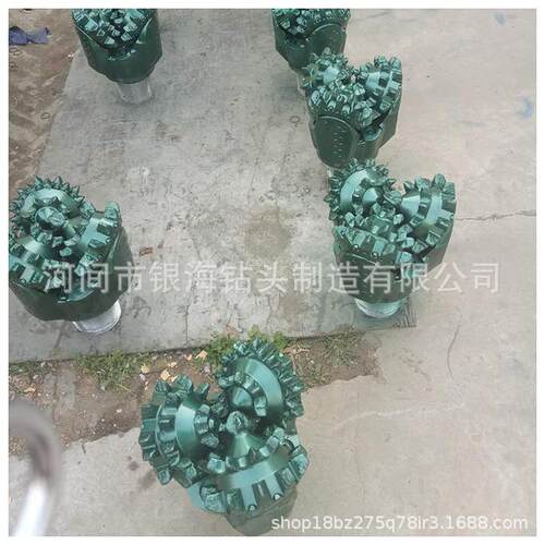 银海钻头厂家供应三牙轮钻头橡胶密封滑动轴承三牙轮钻头耐磨