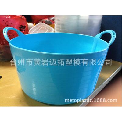 带提手LDPE /HDPE塑料软桶模具 注塑模具