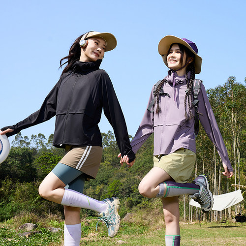 冰丝防晒衣情侣款新款夏季防紫外线防晒服薄款防晒罩衫防晒外套女