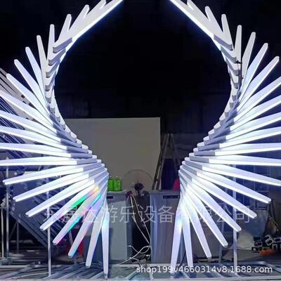 L色ED互动光翅膀动态手势体感变天卡使20220325之翼感应发网红打