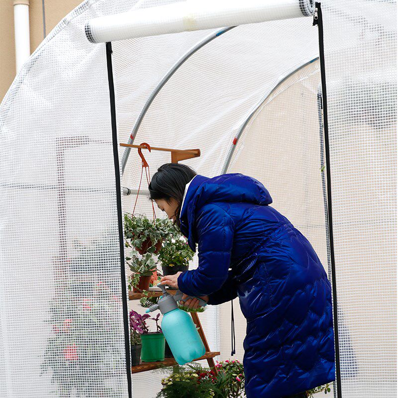 家用温室花棚暖房保温大棚室外庭院楼顶绿植多肉蔬菜防风防雨温棚