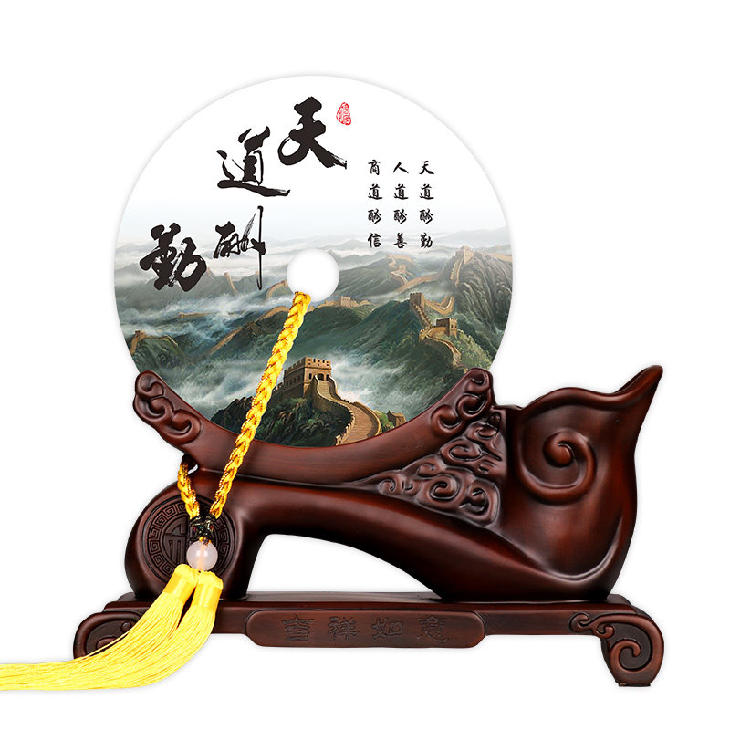 笔筒摆件公司办公室办公桌书房桌面实用装饰品送老师的礼物可定制