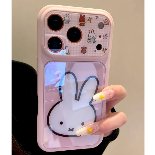 IPhone17promax可爱淡粉色手机壳