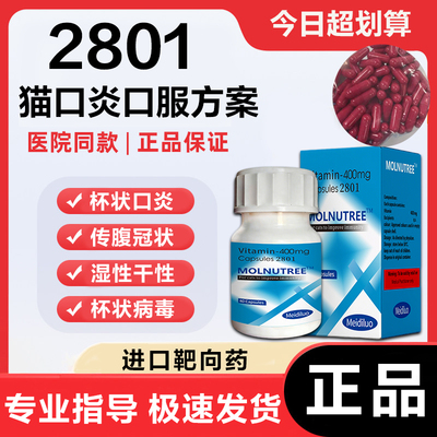 2801猫口炎传腹靶向药定制软胶囊
