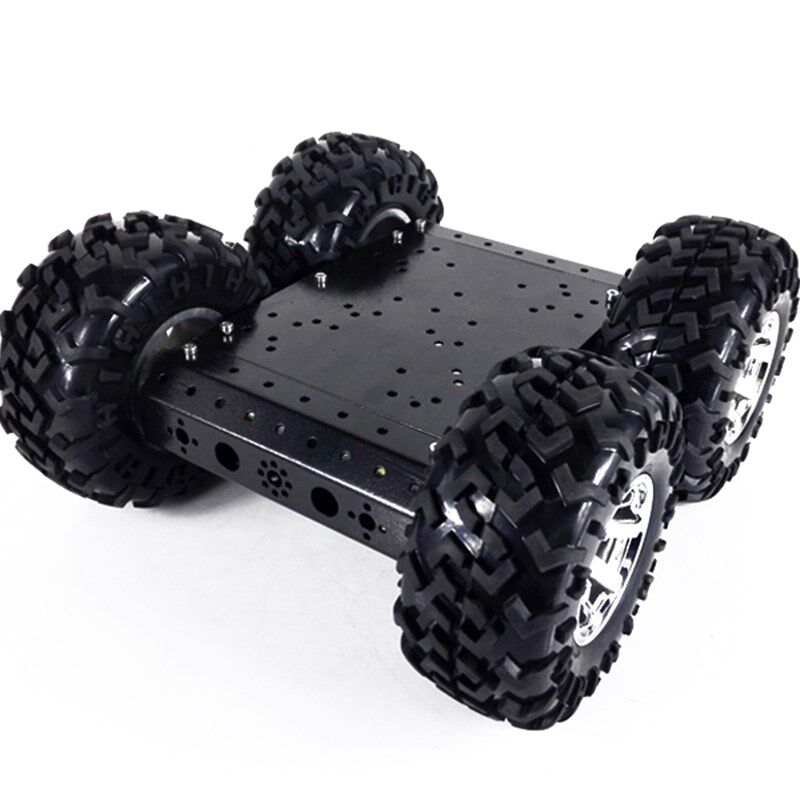 C300P 130mm塑料轮4WD移动机器人 智能四驱轮式机器人小车底盘