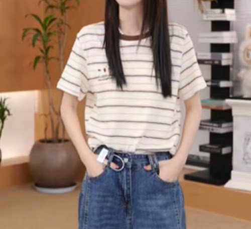 【小田直播间】LILUM厘白【天香短袖】时尚百搭休闲短袖