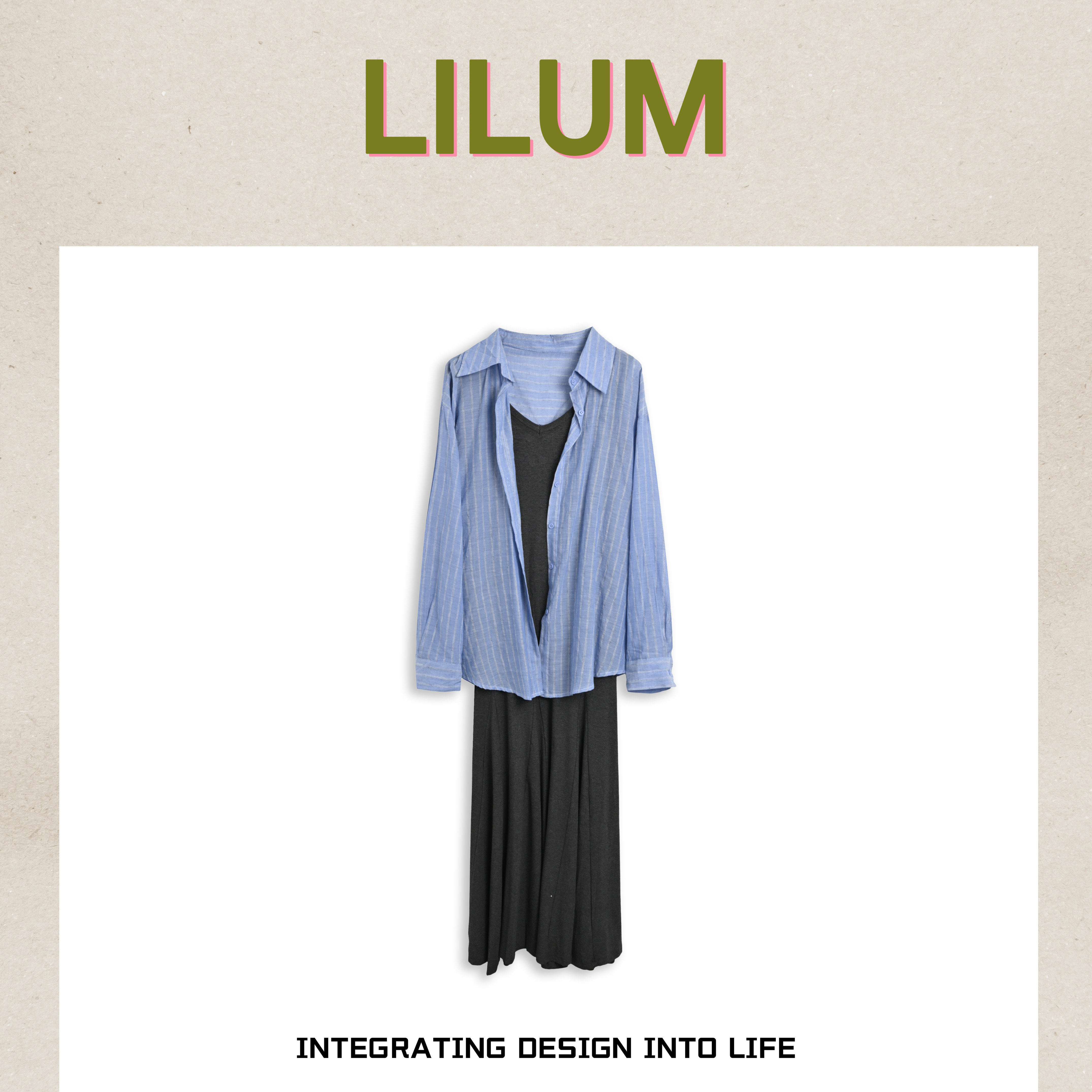 【小田专享】LILUM厘白【寓言套装】时尚百搭休闲套装