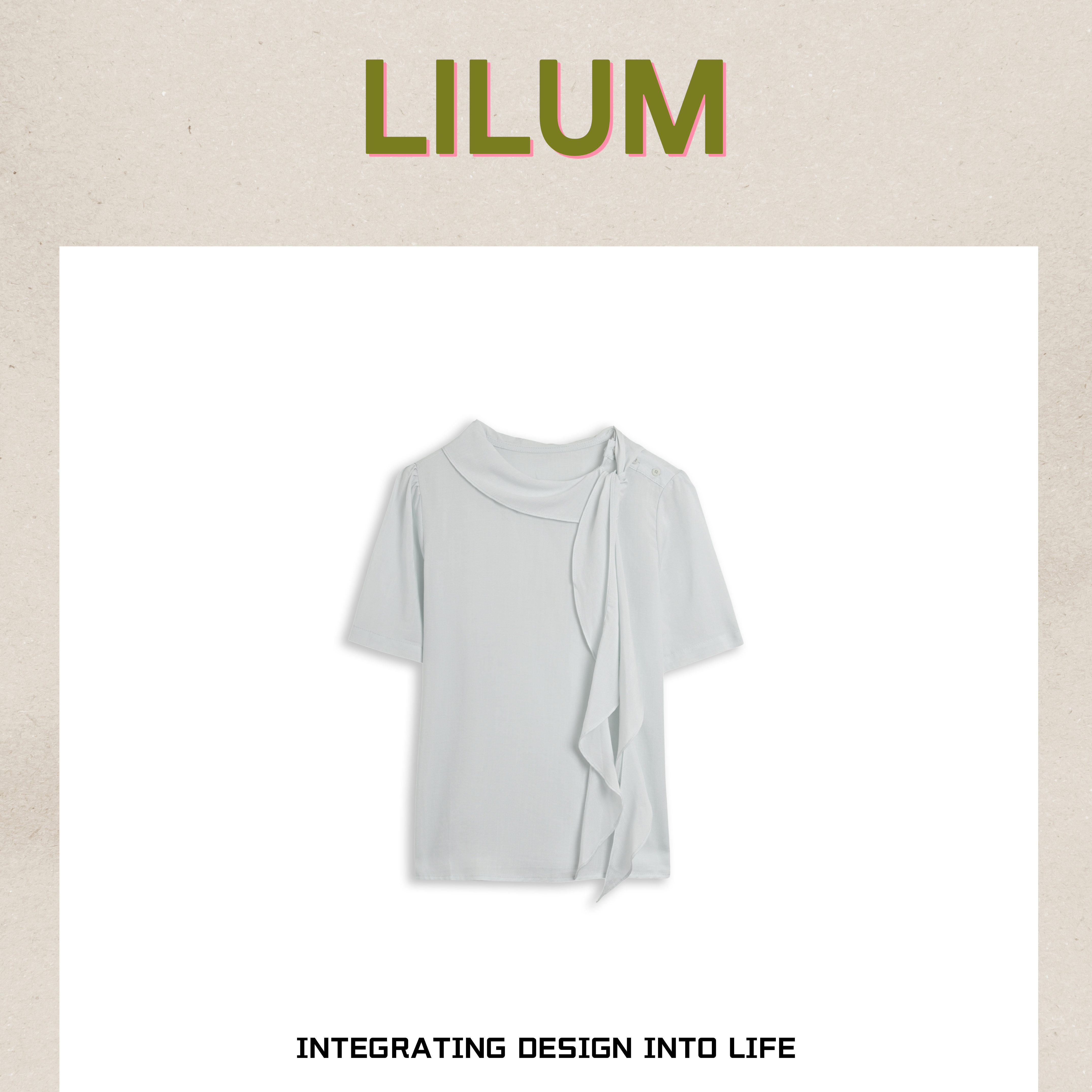 【小田专享】LILUM厘白【梦夏】时尚百搭休闲衬衣
