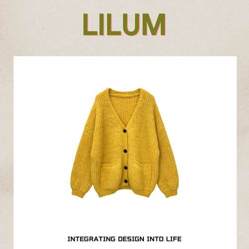 【小田直播间】LILUM厘白【毛衣】时尚百搭休闲毛衣