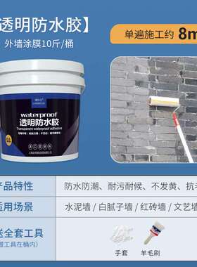现货外墙防水涂料防漏水补屋顶材料房屋裂缝补漏王楼顶室外防水胶