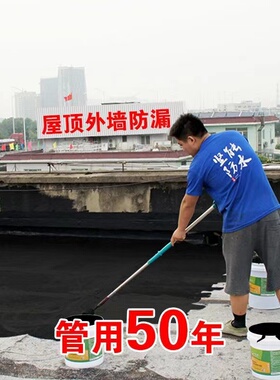 屋顶防水补漏王房屋裂缝漏水材料胶防水聚氨酯液体卷材楼顶外墙胶