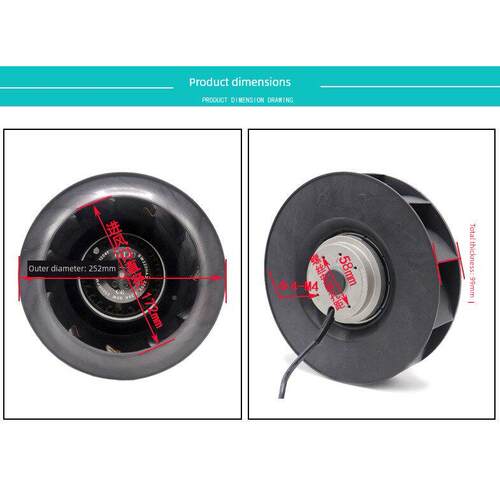 倾台巨湾三巨Sw250a2后H式离心风扇散热风扇220V Ha3 3ILR80台V