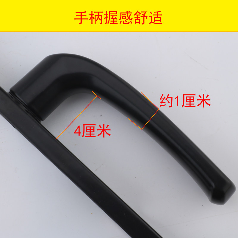 铝合金单点门锁断桥铝门锁8525成套铝合金门平开门把手塑钢锁具