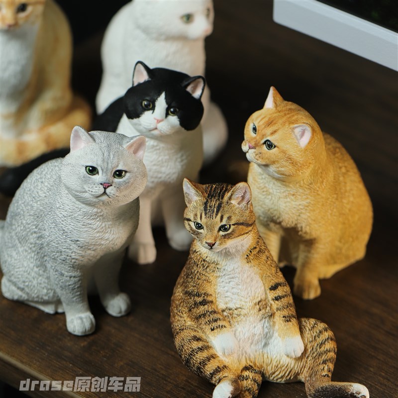 猫咪定制摆件香薰英短美短布偶猫咪生日纪念定制摆件室内车内装饰