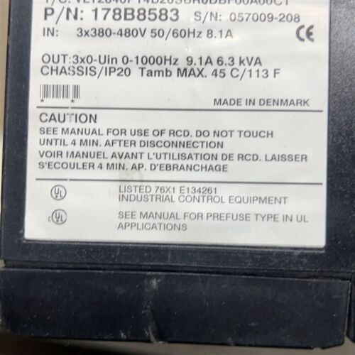 丹佛斯变频器2800+4KW+VLT2840PT4B20SB
