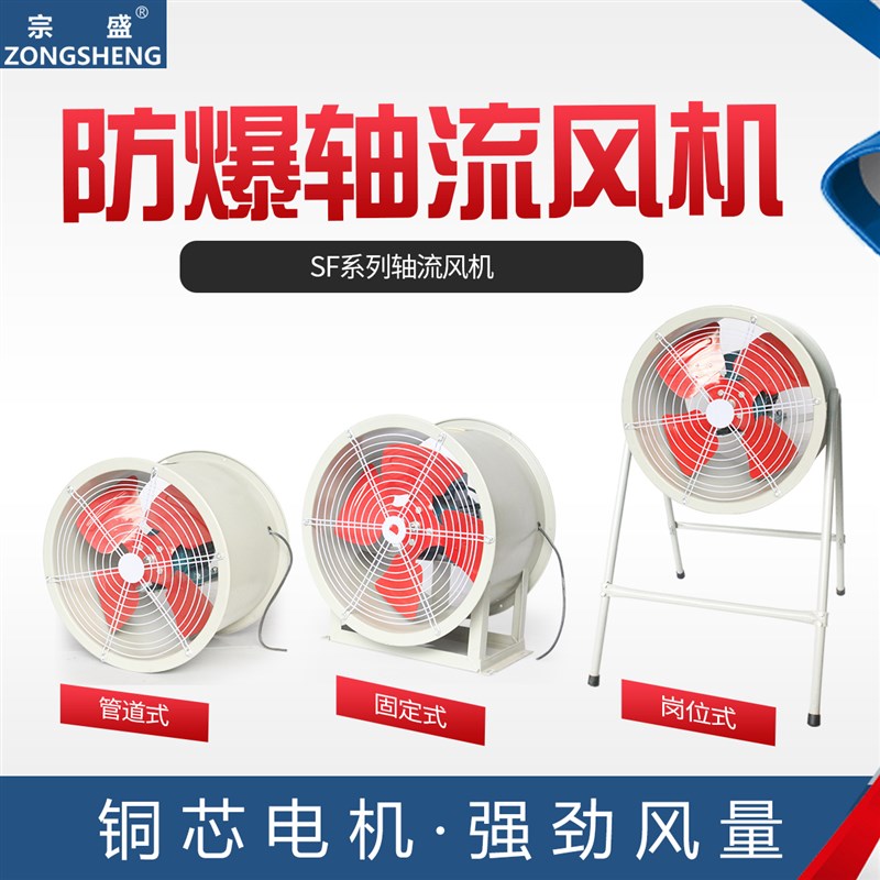 风机岗位式FS系列220V 380V轴流风扇 大风低噪工业厂房落地排风扇