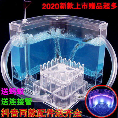 蚂蚁工坊宠物玩具家园城堡学生礼物庄园生态巢别墅沙堡弓背蚁后窝