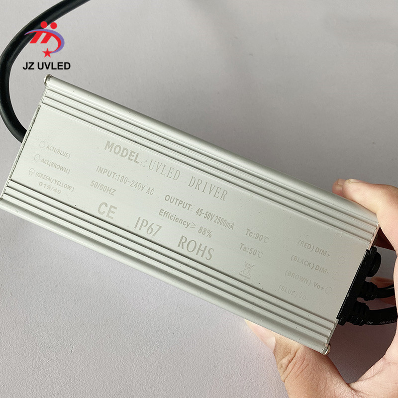 UVLED固化机电源40-45V 2.5A UV平板打印机UV灯功率调节防水电源