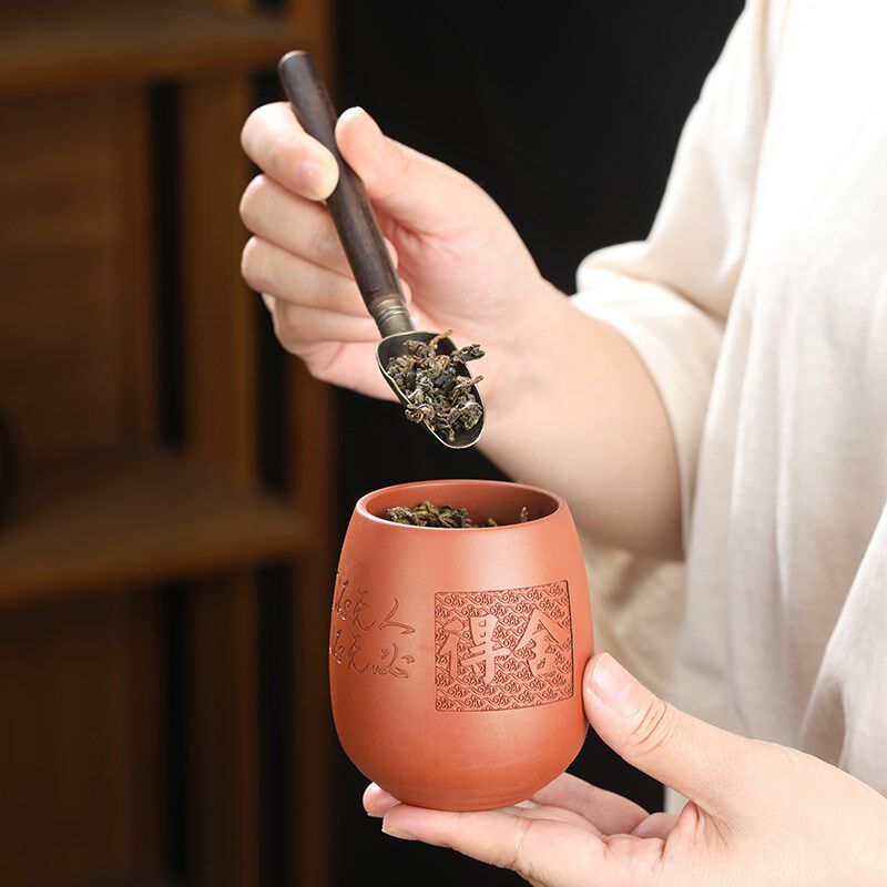 朱泥紫砂茶道六君子茶艺泡茶套装茶勺茶针茶刀茶夹功夫茶具筒配件