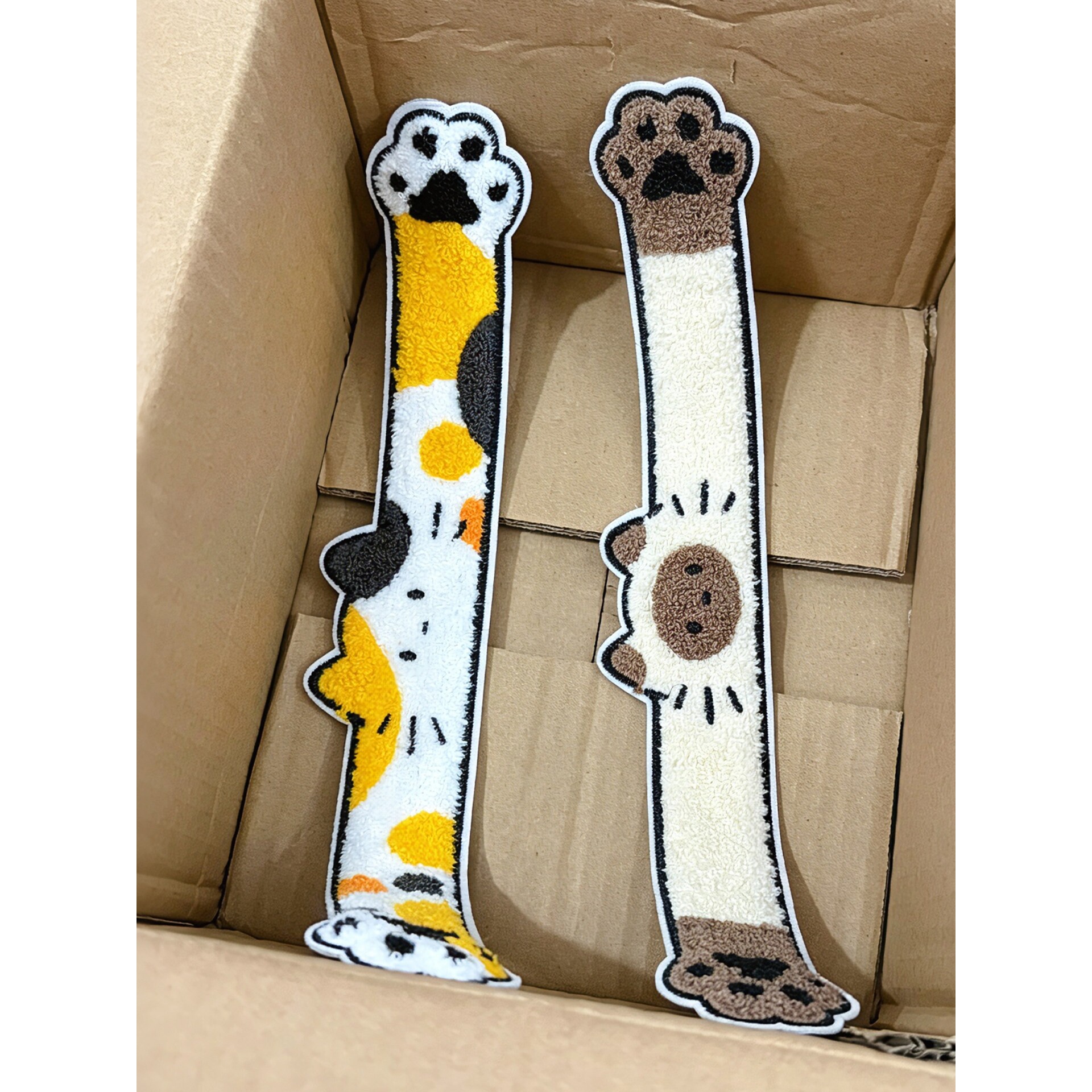猫咪碎发魔术贴洗脸化妆发帖发箍两用软萌卡通长条刘海贴碎发整理