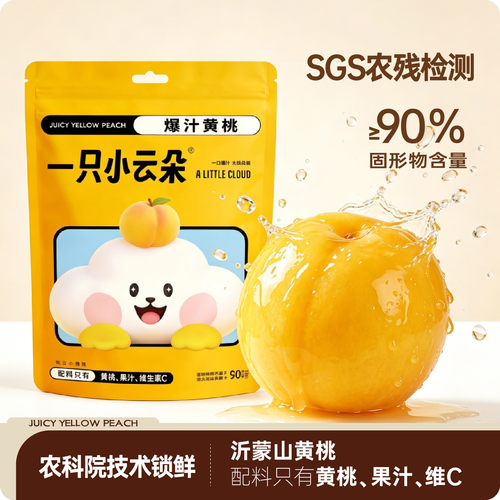 沂蒙山爆汁黄桃独立小包装600g