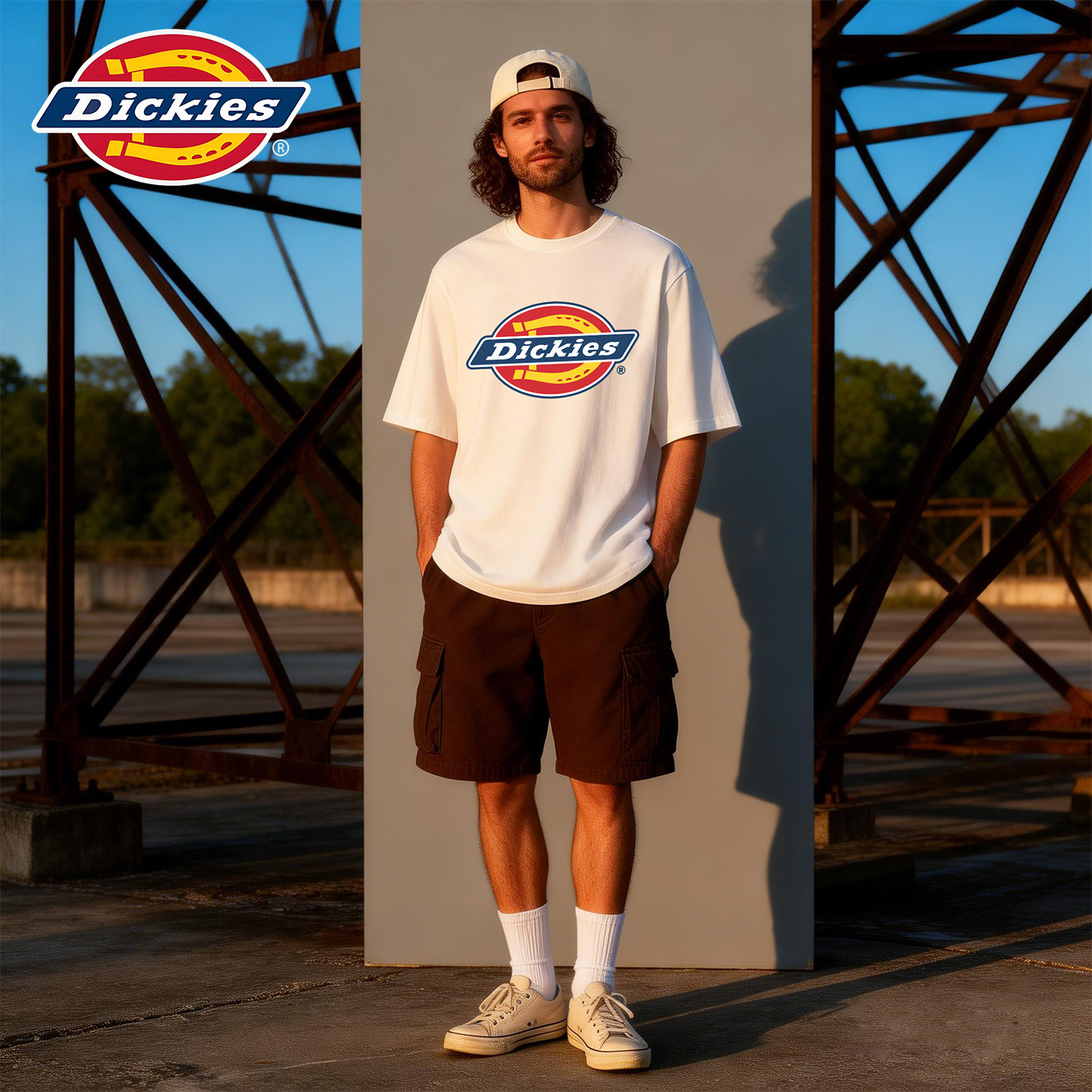 Dickies美式重磅白色短袖男夏季凉感新款圆领t恤情侣款休闲潮牌