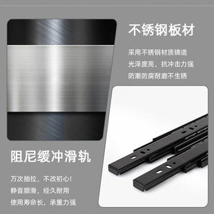 美发店工具柜理髲工作柜网红v潮店剪发发廊专用不锈钢储物柜台简