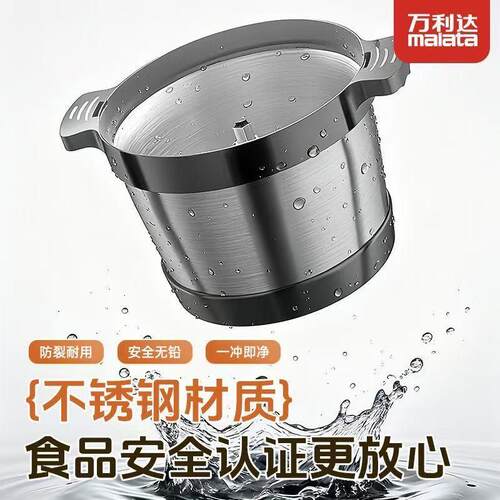 6升家商两用绞肉机 大功率纯铜马达不锈钢碎菜机 附刀组设计