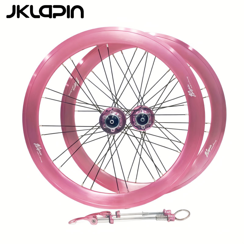 JKLAPIN S42铝合金轮组406/451超轻培林轮组20寸大刀圈轮组