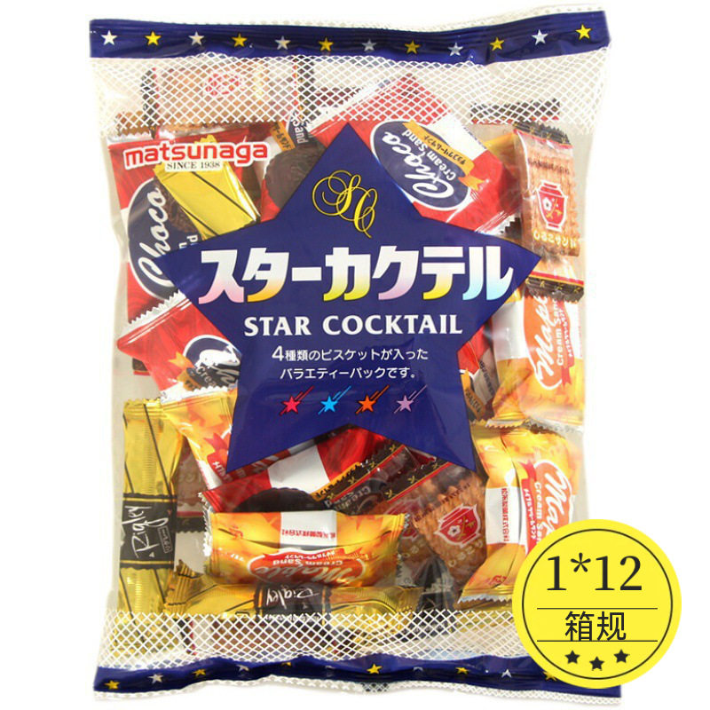 日本零食松永杂锦夹心曲奇饼干什锦混合装下午茶点心休闲小吃245