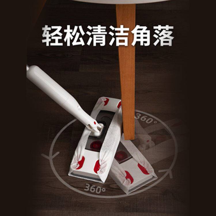 喷水拖把静电除尘一次性懒人推拖免洗地板擦干平夹布把湿两用